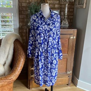 St. John LUXURY DRAWSTRING WAIST DRESS 10